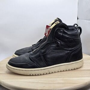 Womens Size 8 - Nike Air Jordan 1 High Zip Black Sail‎ University Red AQ3742 016
